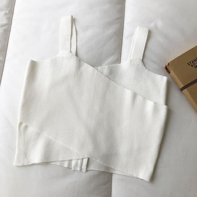 Γυναικεία αμάνικι μπλούζα με φερμουάρ σε διάφορα χρώματα