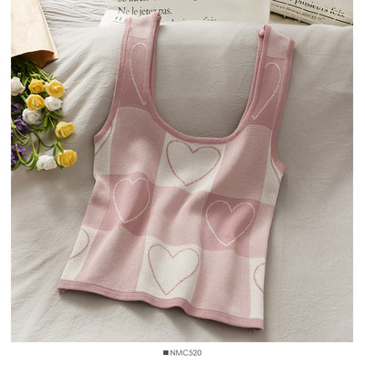 Maieu modern de damă, cu bretele largi, în culoarea roz