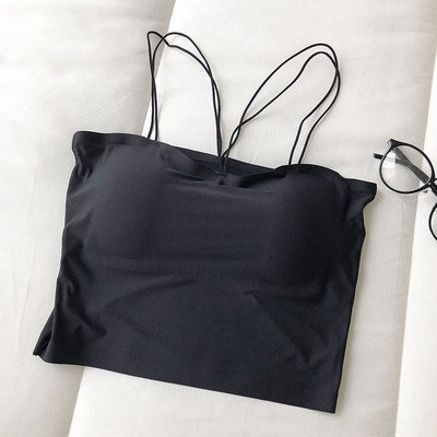 Καθημερινό μοντέρνο γυνικείο αμάνικο κλασικό μοντέλο με λεπτά τιραντάκια 