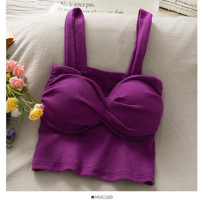 Ženska majica bez rukava s naramenicama u različitim bojama