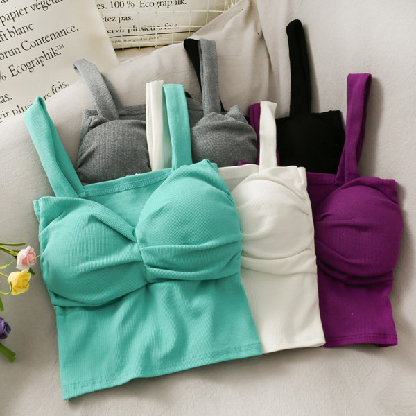 Ženska majica bez rukava s naramenicama u različitim bojama