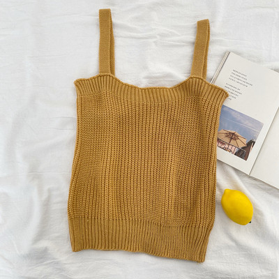 Sieviešu trikotāžas tops ar lencītēm vairākās krāsās