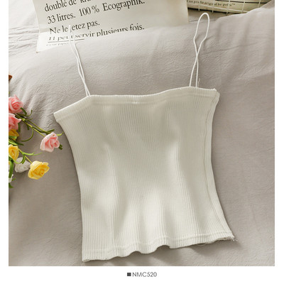 Ženska majica bez rukava na tanke naramenice