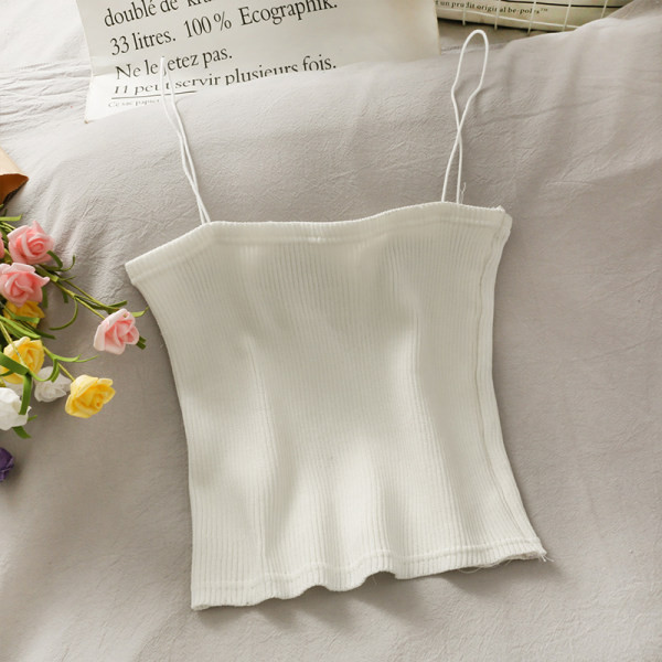 Ženska majica bez rukava na tanke naramenice