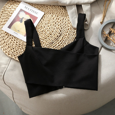 Γυναικείο κοντό μπουστάκι με φερμουάρ