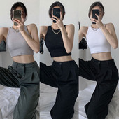 Γυναικείο κοντό  μπουστάκι με λαιμόκοψη