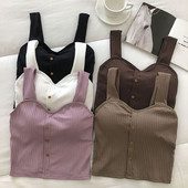 Νέο μοντέλο γυναικείο ελαστικό αμάνικο με κουμπιά