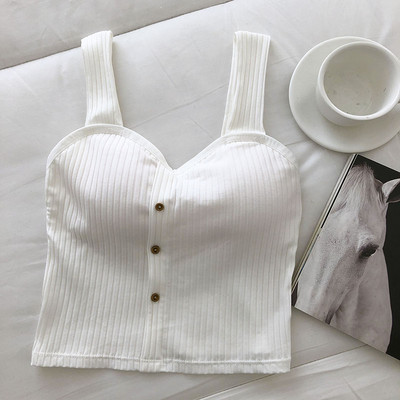 Νέο μοντέλο γυναικείο ελαστικό αμάνικο με κουμπιά