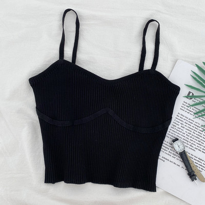 Μοντέρνο γυνικείο αμάνικο κλασικό μοντέλο με λεπτά τιραντάκια σε διάφορα χρώματα