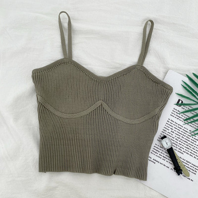 Μοντέρνο γυνικείο αμάνικο κλασικό μοντέλο με λεπτά τιραντάκια σε διάφορα χρώματα