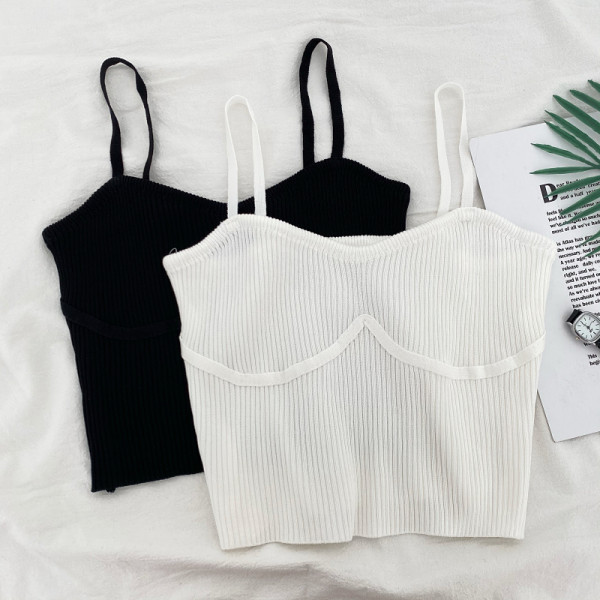 Μοντέρνο γυνικείο αμάνικο κλασικό μοντέλο με λεπτά τιραντάκια σε διάφορα χρώματα