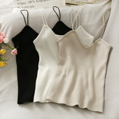 Μοντέρνο γυνικείο αμάνικο κλασικό μοντέλο με λεπτά τιραντάκια  