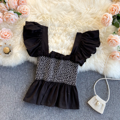 Maiou de vară de zi cu zi, cu bucle pe curea