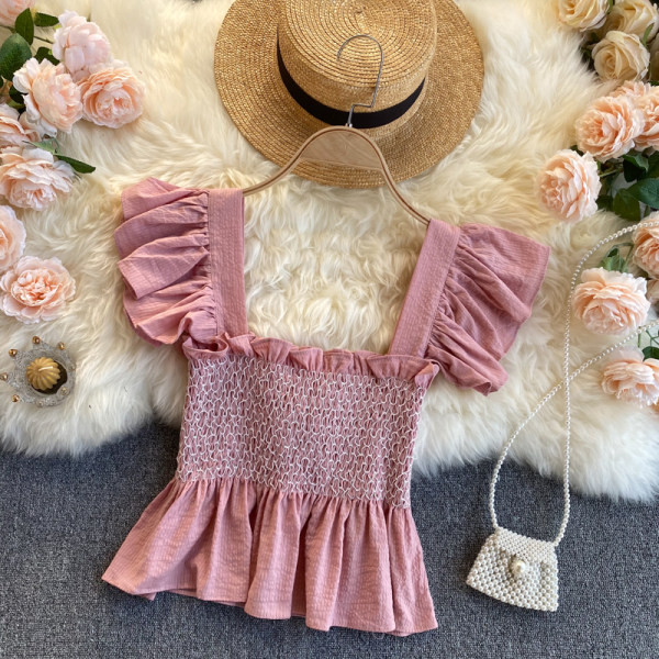 Maiou de vară de zi cu zi, cu bucle pe curea