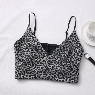 Maiou scurt dama model nou cu bretele subtiri si model animal