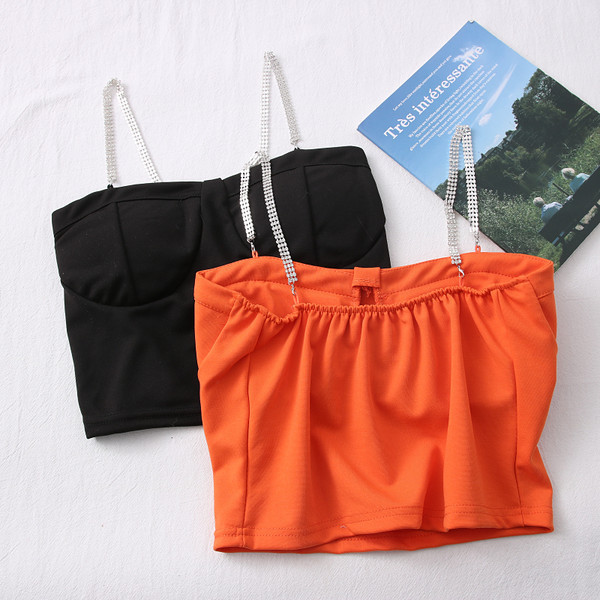 Moderni ženski bustier sa kamenčićima u više boja