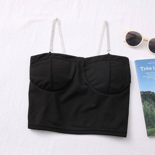 Moderni ženski bustier sa kamenčićima u više boja