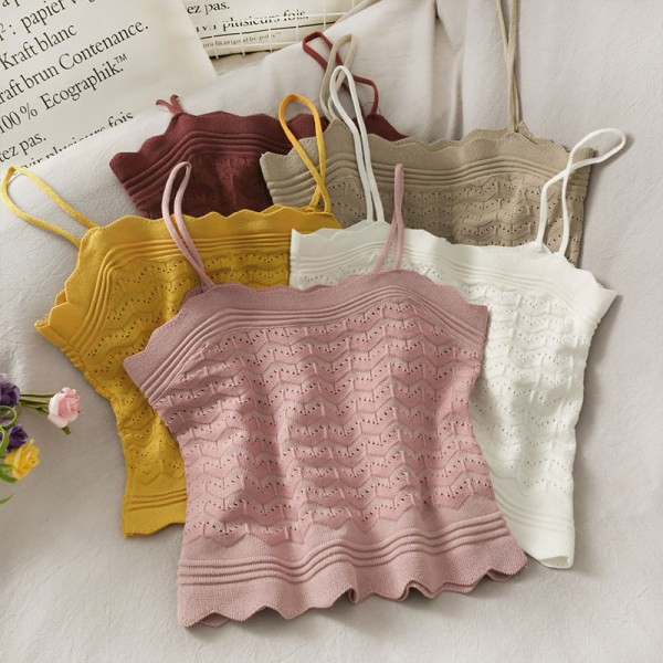 Maieu modern de dama cu bretele subtiri - mai multe culori