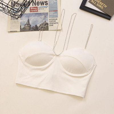 Bustiera de dama model nou cu bretele subtiri