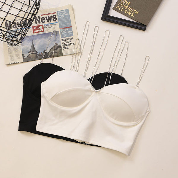 Bustiera de dama model nou cu bretele subtiri