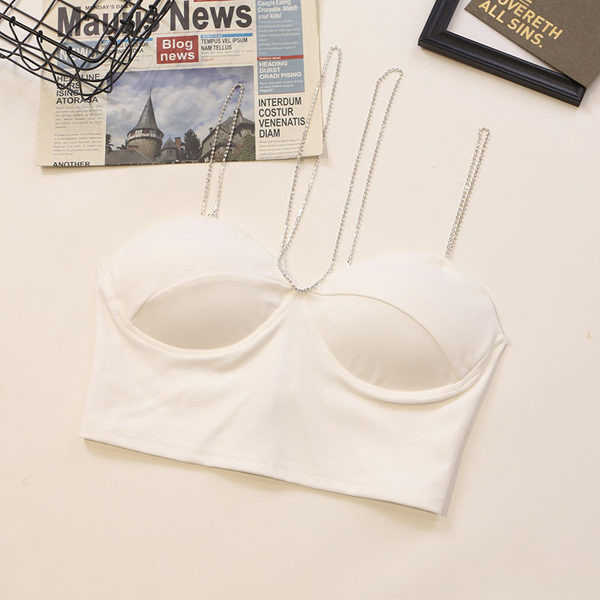 Bustiera de dama model nou cu bretele subtiri