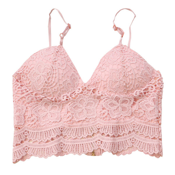 Ženski čipkani bustier s tankim naramenicama