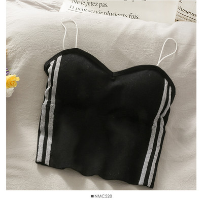 Γυναικείο κοτλέ αμάνικο με λεπτά λουράκια σε διάφορα χρώματα