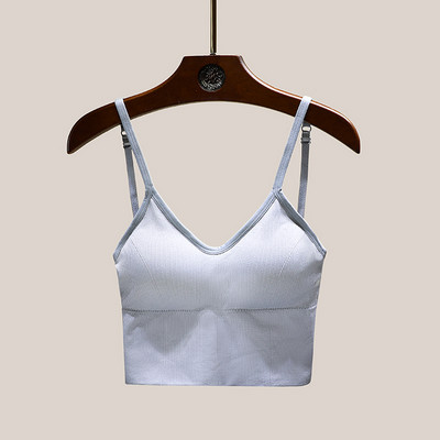 Γυναικείο κοντό μπουστάκι σε διάφορα χρώματα με λεπτά λουράκια