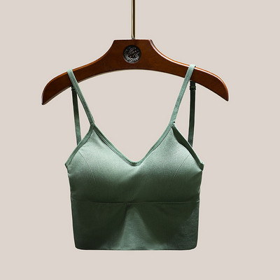 Γυναικείο κοντό μπουστάκι σε διάφορα χρώματα με λεπτά λουράκια