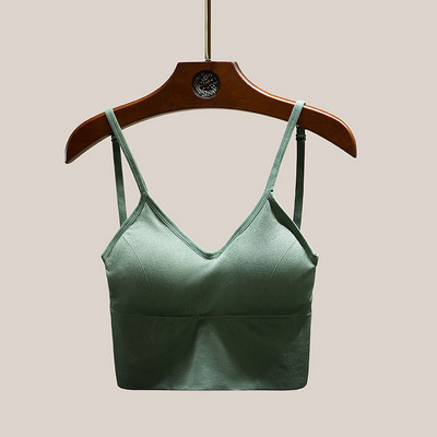 Γυναικείο κοντό μπουστάκι σε διάφορα χρώματα με λεπτά λουράκια