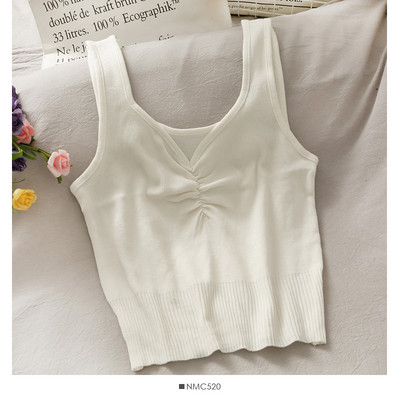 Γυναικεία αμάνικι μπλούζα πλεκτή