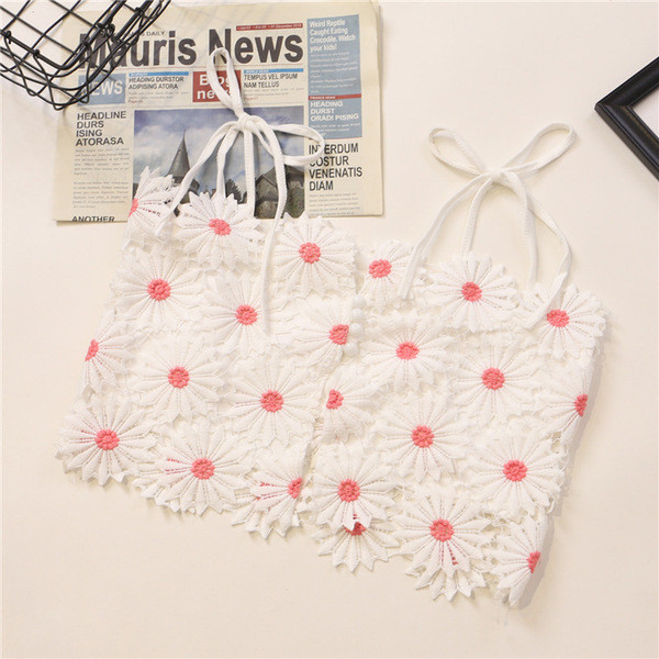 Moderni ženski poprsje s vezama i čipkom