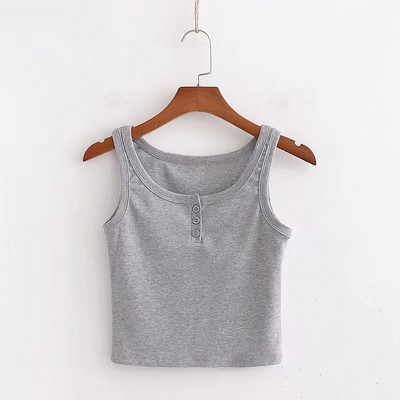 Αμάνικο  με κουμπιά - στενή εφαρμογή