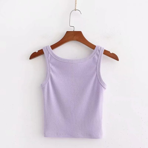 Αμάνικο  με κουμπιά - στενή εφαρμογή