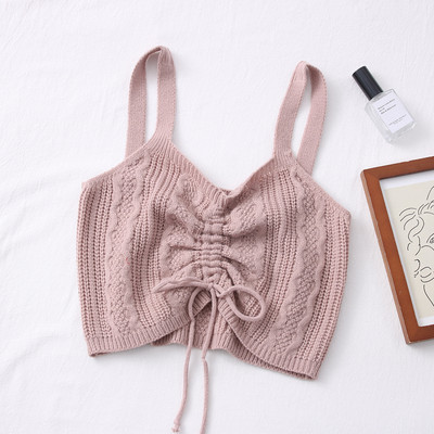 Maiou de dama model nou tricotat in mai multe culori cu cravate