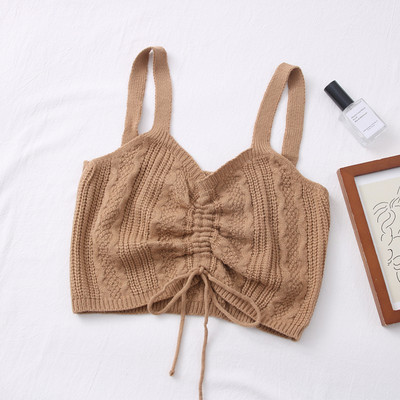 Maiou de dama model nou tricotat in mai multe culori cu cravate