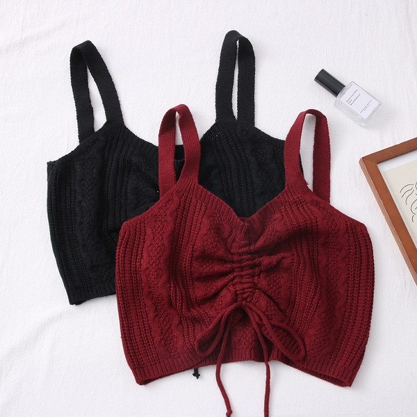 Maiou de dama model nou tricotat in mai multe culori cu cravate