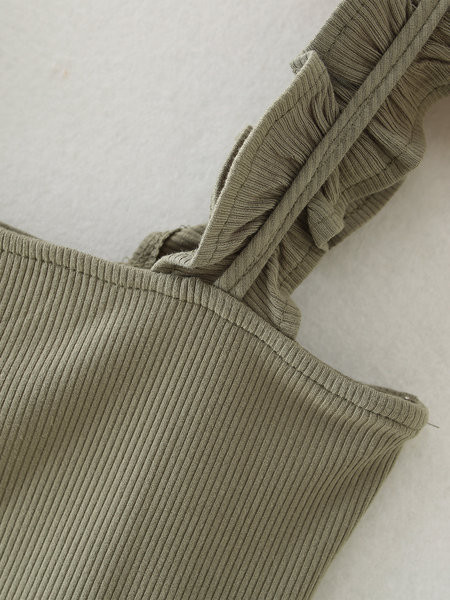 Tricou scurt din catifea cu bucle