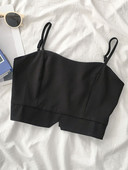 Bustiera de dama cu bretele subtiri si fermoar