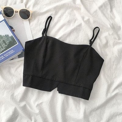 Bustiera de dama cu bretele subtiri si fermoar