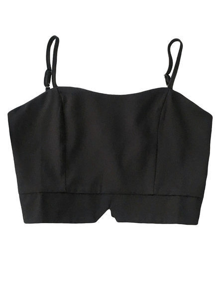 Bustiera de dama cu bretele subtiri si fermoar