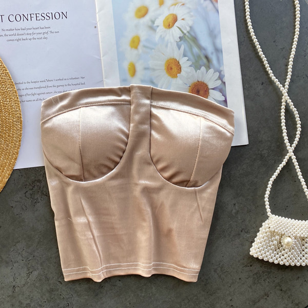 Bustiera dama din catifea - model scurt