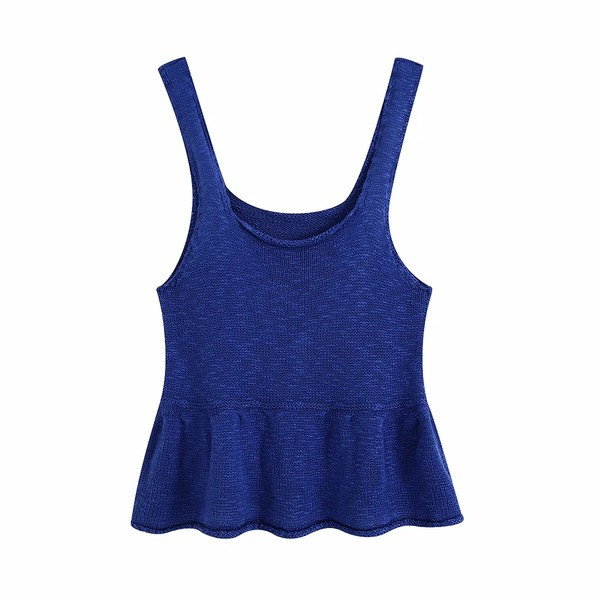 Maiou asimetric din tricot subțire