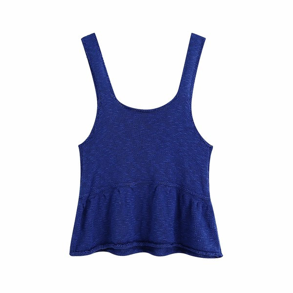 Maiou asimetric din tricot subțire