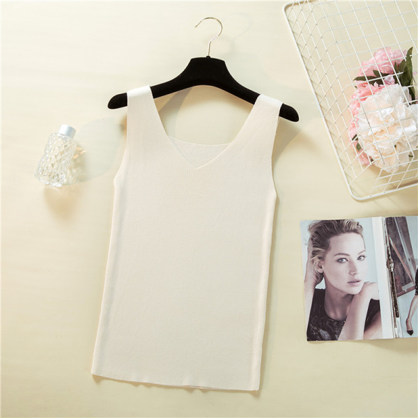 Maieu de zi cu zi pentru femei, curat, cu decolteu spitz