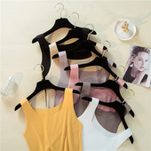 Maieu curat pentru femei, cu decolteu rotund și bretele largi