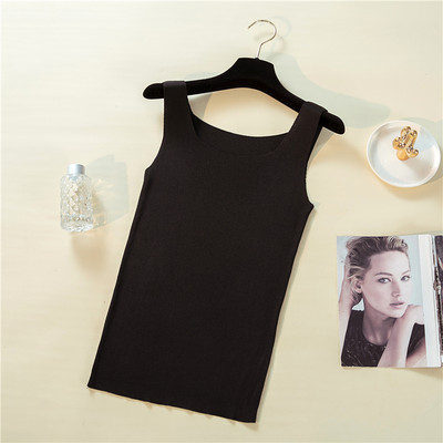 Maieu curat pentru femei, cu decolteu rotund și bretele largi