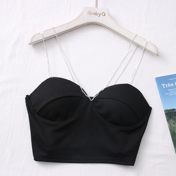 Bustiera de dama model nou in alb si negru