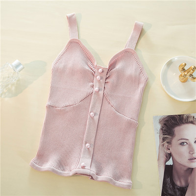 Actual maiou de damă cu nasturi