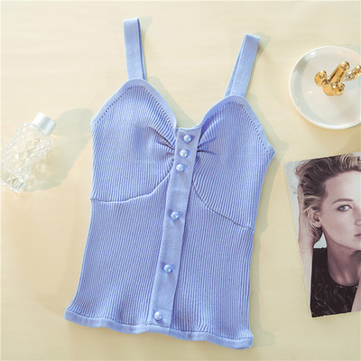 Actual maiou de damă cu nasturi